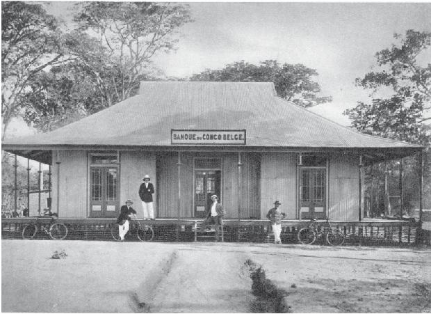 L'agence de la Banque Centrale du Congo Belge à Elisabethville (Lubumbashi) inaugurée le 28 octobre 1909