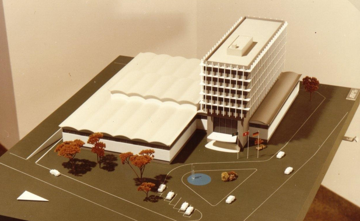 Maquette du bâtiment de l'Hôtel des Monnaies