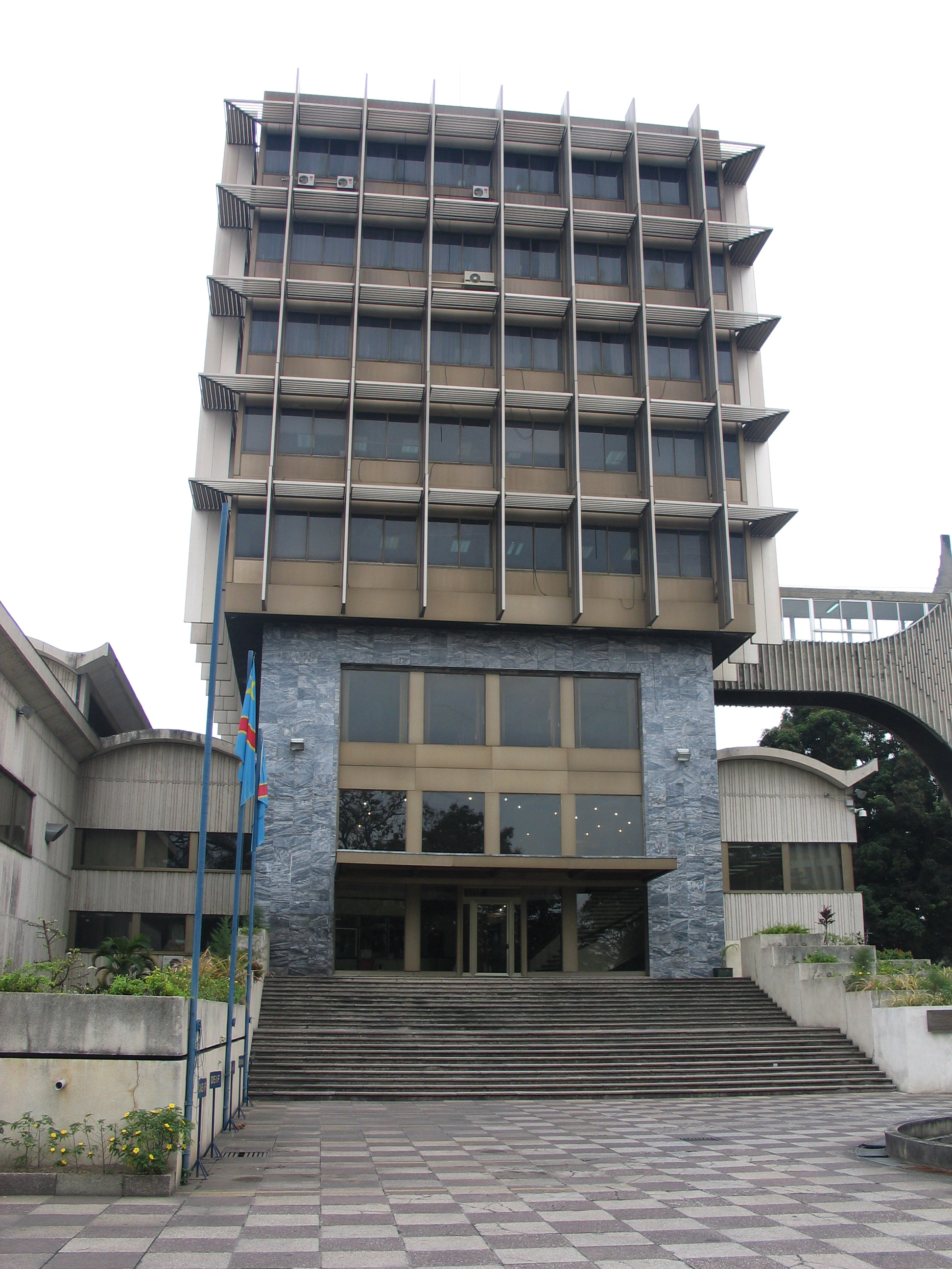 L'actuel Siège de la Banque Centrale du Congo à Kinshasa