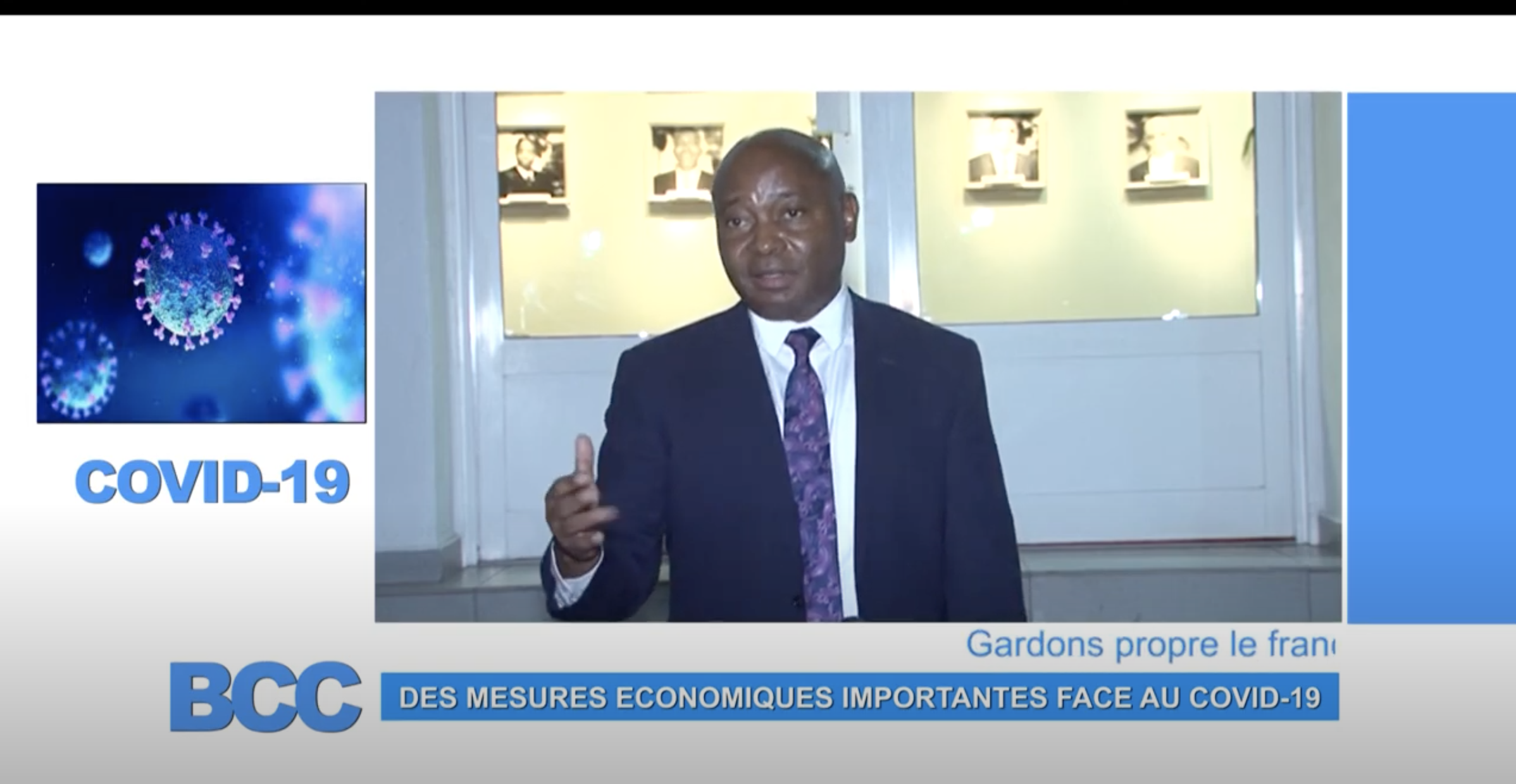 PAGE : Face au Covid 19 Le Gouvernement de la RDC, prend les mesures économiques.